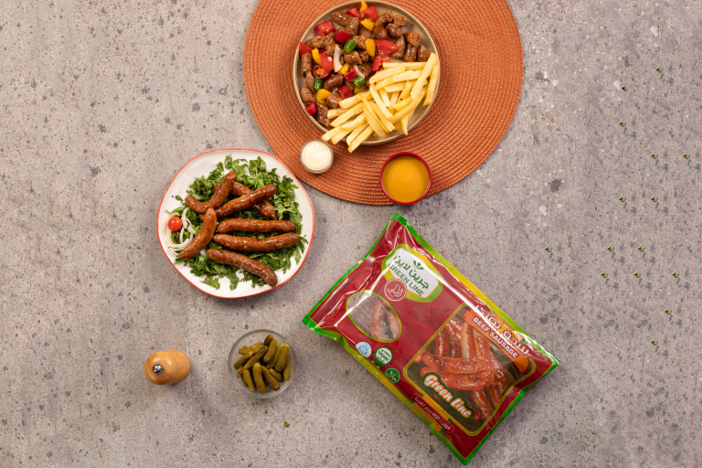 Green Line Beef Sausage 400 GM